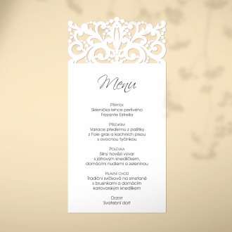 Wedding menu L2237m