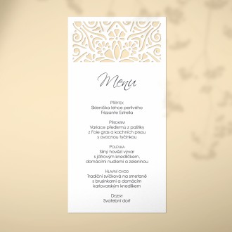 Wedding menu L2238m