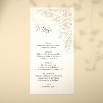 Wedding menu L2239m