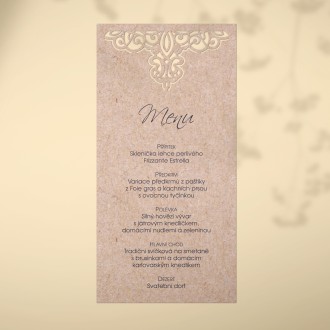 Wedding menu L2240m