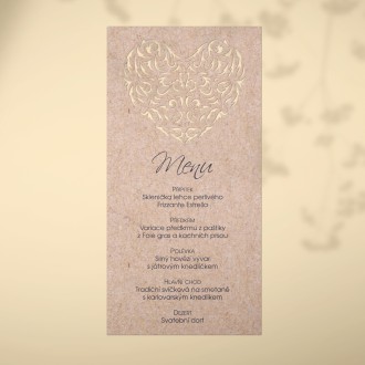 Wedding menu L2244m
