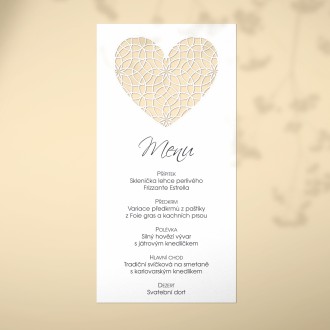 Wedding menu L2245m