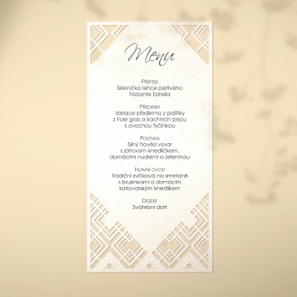 Wedding menu L2246m