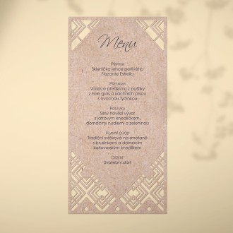Wedding menu L2246m
