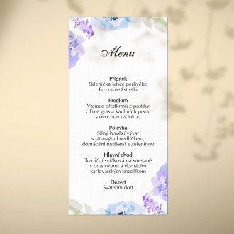 Wedding menu KL1831m
