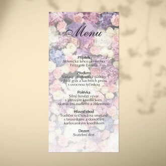Wedding menu KL1837m