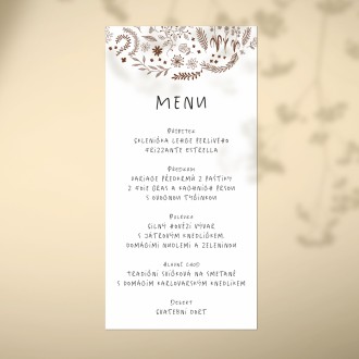 Wedding menu FO20014m