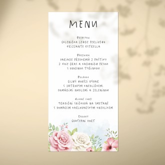 Wedding menu FO20023m