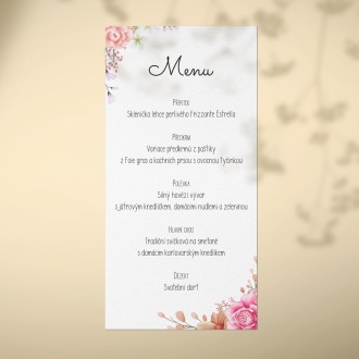 Wedding menu FO20024m