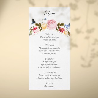 Wedding menu FO20026m