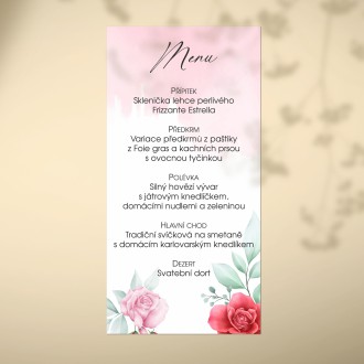 Wedding menu FO20030m