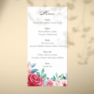 Wedding menu FO20038m
