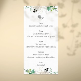 Wedding menu FO20047m