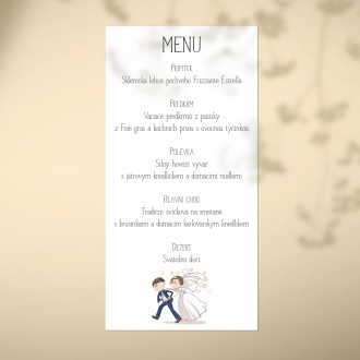 Wedding menu FO20049m