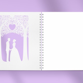 Wedding guest book L2192k