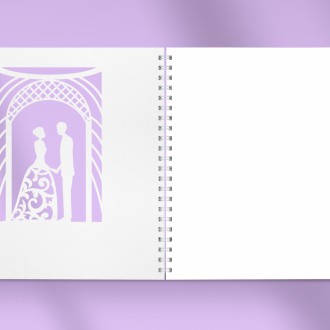 Wedding guest book L2216k