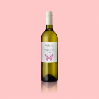 Wedding wine label L2117v