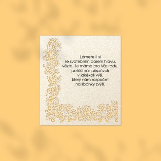 Wedding gift card  L2185d
