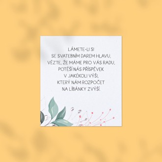 Wedding gift card  FO20043d