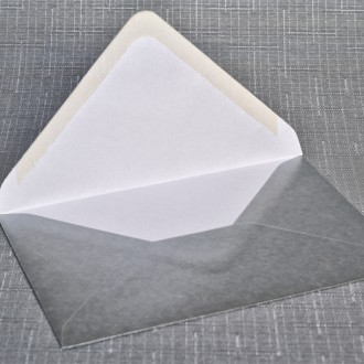 Envelope C6 pearl silver