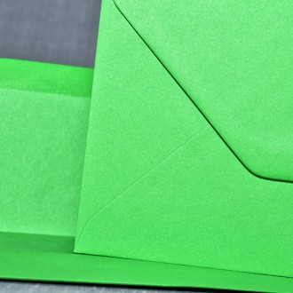 Envelope DL green