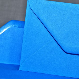 Envelope DL blue kingfisher