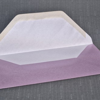 Envelope DL lilac metallic