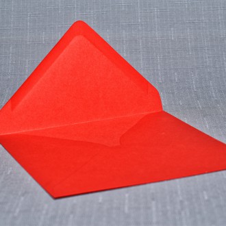 Envelope Square red 130mm