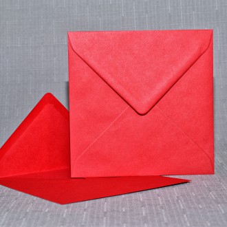 Envelope Square scarled red 155mm