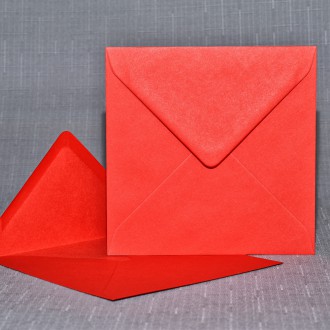 Envelope Square red 155mm