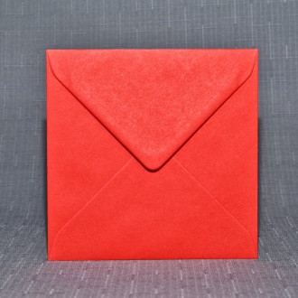 Envelope Square red 155mm