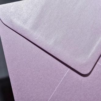Envelope Square lilac metallic 155mm