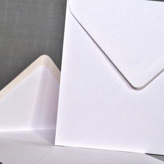 Envelope Square white 130mm