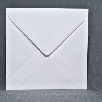 Envelope Square white laid 130mm