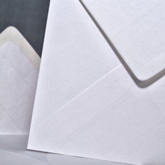 Envelope Square white laid 130mm