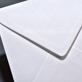 Envelope Square white 155mm laid