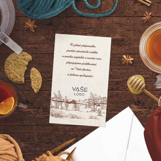 Christmas card PF036k