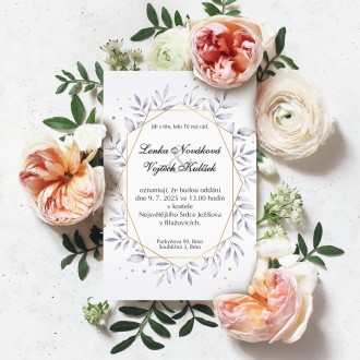 Wedding invitation KL1852