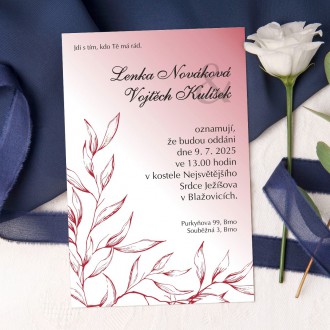 Wedding invitation KL1853
