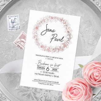 Wedding invitation KL1854