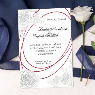 Wedding invitation KL1856