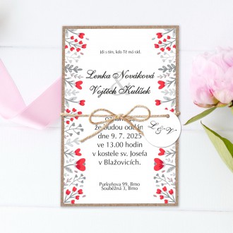Wedding invitation KLN1859