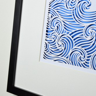 Wall art Wave abstraction