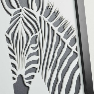 Wall art Zebra head