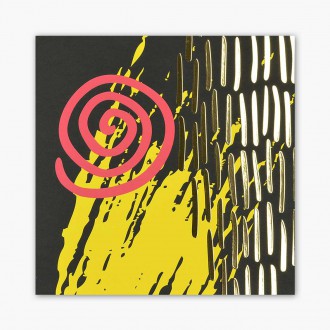Abstract Art 2 3D Real Gold Poster