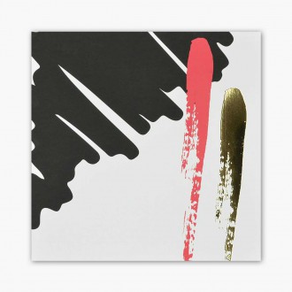 Abstract Art 6 3D Real Gold Poster