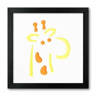 Wall art Giraffe head