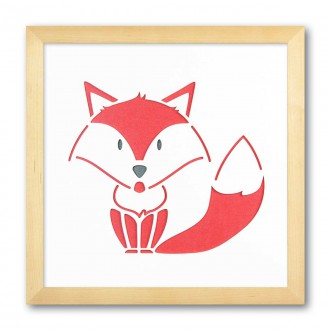 Wall art Fox cub