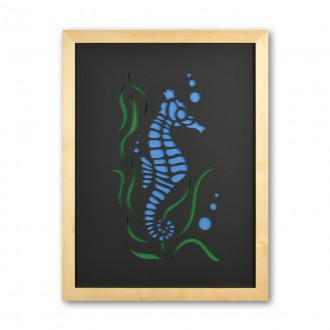 Wall art Seahorse
