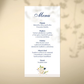 Wedding menu KL1840m